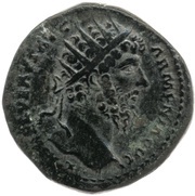 Dupondius - Lucius Verus TR P IIII IMP II COS II S C; Victory obverse image