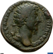 Dupondius - Marcus Aurelius CONG AVG III TR P XX IMP III COS III S C; Liberalitas obverse image