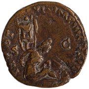 Dupondius - Lucius Verus TR POT VI IMP III COS II S C, Rome, 165-166 reverse image