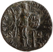 Dupondius - Marcus Aurelius TR POT XX IMP IIII COS III S C; Victory, Rome, 166 reverse image