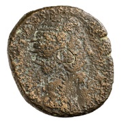 Dupondius - Marcus Aurelius TR POT XXI IMP IIII COS III S C; Victory obverse image
