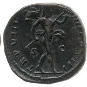 Dupondius - Lucius Verus TR P VIII IMP IIII COS III S C; Mars, Rome, 167-168 reverse image