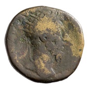 Dupondius - Marcus Aurelius TR POT XXII IMP V COS III S C; Aequitas obverse image