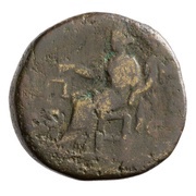 Dupondius - Marcus Aurelius TR POT XXII IMP V COS III S C; Aequitas, Rome, 168 reverse image