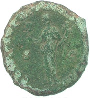Dupondius - Marcus Aurelius VICT AVG COS III S C; Victory, Rome, 169-170 reverse image