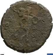 Dupondius - Marcus Aurelius COS III S C; Mars, Rome, 170-171 reverse image