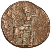 Dupondius - Marcus Aurelius IMP VI COS III S C; Jupiter, Rome, 173-174 reverse image
