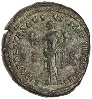 Dupondius - Marcus Aurelius LIBERALITAS AVG VI IMP VII COS III S C; Liberalitas, Rome, 174-175 reverse image