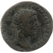 Dupondius - Marcus Aurelius IMP VIII COS III FELICITATI AVG P P S C; Neptune obverse image