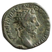 Dupondius - Marcus Aurelius IMP VIIII COS III P P S C obverse image