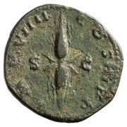 Dupondius - Marcus Aurelius IMP VIIII COS III P P S C, Rome, 177 reverse image
