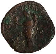 Dupondius - Commodus LIB AVG TR P V IMP IIII COS II P P S C; Liberalitas, Rome, 180 reverse image
