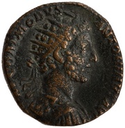 Dupondius - Commodus LIB AVG TR P V IMP IIII COS II P P S C; Liberalitas obverse image