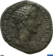 Dupondius - Commodus PROV DEOR TR P V IMP IIII COS II P P S C; Providentia obverse image