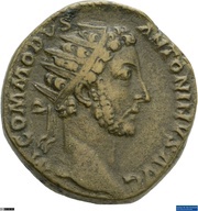 Dupondius - Commodus FEL AVG ANN AVG PROV DEOR TR P VI IMP IIII COS III P P S C; Felicitas obverse image
