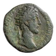Dupondius - Commodus LIBERTAS AVG TR P VI IMP IIII COS III P P S C; Libertas obverse image