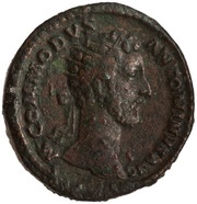 Dupondius - Commodus PROV DEOR TR P VI IMP IIII COS III P P S C; Providentia obverse image