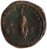 Dupondius - Commodus VOTA DEC ANN SVSC TR P VI IMP IIII COS III P P S C, Rome, 181 reverse image