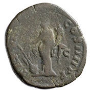 Dupondius - Commodus TR P VIII IMP V COS IIII P P S C; Fortuna, Rome, 183 reverse image