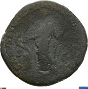 Dupondius - Commodus SALVS AVG TR P VIII IMP V COS IIII P P S C; Salus, Rome, 183 reverse image