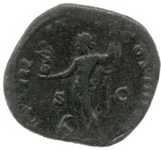 Dupondius - Commodus TR P VIII IMP VI COS IIII P P S C; Jupiter and Victory, Rome, 183 reverse image