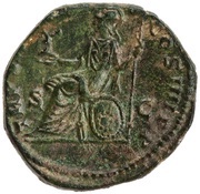Dupondius - Commodus TR P VIII IMP VI COS IIII P P S C; Roma and Victory, Rome, 183 reverse image