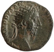 Dupondius - Commodus PROV AVG TR P VIII IMP VI COS IIII P P S C; Providentia obverse image