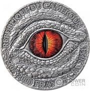 2000 Francs Flaming wyvern obverse image