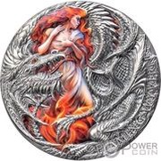 2000 Francs Flaming wyvern, Cameroon, 2023 reverse image