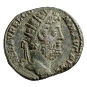 Dupondius - Commodus MATRI DEVM CONSERV AVG COS VI P P S C; Mars obverse image