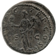 Dupondius - Pertinax LIB AVG TR P COS II S C; Liberalitas, Rome, 193 reverse image