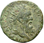 Dupondius - Pertinax OPI DIVIN TR P COS II S C; Ops obverse image