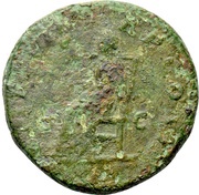 Dupondius - Pertinax OPI DIVIN TR P COS II S C; Ops, Rome, 193 reverse image