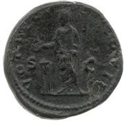 Dupondius - Pertinax VOT DECEN TR P COS II S C, Rome, 193 reverse image
