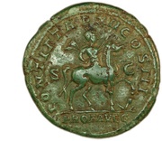 Dupondius - Caracalla PROF AVGG PONTIF TR P XII COS III S C, Rome, 209 reverse image
