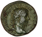 Dupondius - Geta VOTA PVBLICA S C obverse image