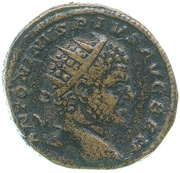 Dupondius - Caracalla PROVIDENTIAE DEORVM S C; Providentia obverse image