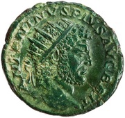 Dupondius - Caracalla SECVRITATI PERPETVAE S C; Securitas obverse image
