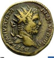 Dupondius - Geta FORT RED TR P III COS II P P S C; Fortuna obverse image