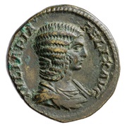 Dupondius - Julia Domna CEREREM S C; Ceres obverse image
