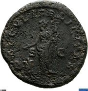 Dupondius - Julia Domna SAECVLI FELICITAS S C; Felicitas, Rome, 211-217 reverse image