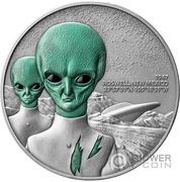 2000 Francs Roswell incident, Cameroon, 2024 reverse image