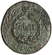 Sestertius C MARCI L F CENSORIN AVG IIIVIR A A A F F S C obverse image