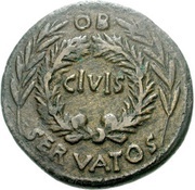 Sestertius M SANQVINIVS Q F IIIVIR A A A F FS C obverse image