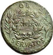 Sestertius L NAEVIVS SVRDINVS IIIVIR A A A F FS C obverse image