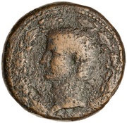 Sestertius - Augustus and Tiberius obverse image