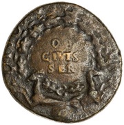 Sestertius TI CAESAR DIVI AVG F AVGVST P M TR POT XXXVII obverse image