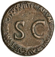Sestertius TI CAESAR DIVI AVG F AVGVST P M TR POT XXXVII, Rome, 35-36 reverse image