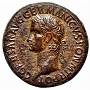 Sestertius - Caligula, Agrippina the Younger, Drusilla, and Julia Livilla AGRIPPINA DRVSILLA IVLIA S C obverse image