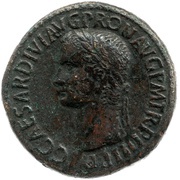 Sestertius - Caligula ADLOCVT COH obverse image